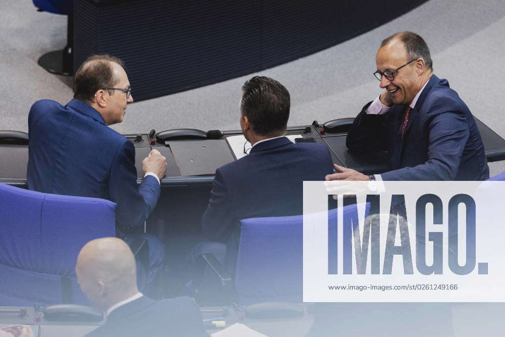 R L Friedrich Merz, CDU Party Leader, Thorsten Frei, Member Of The ...