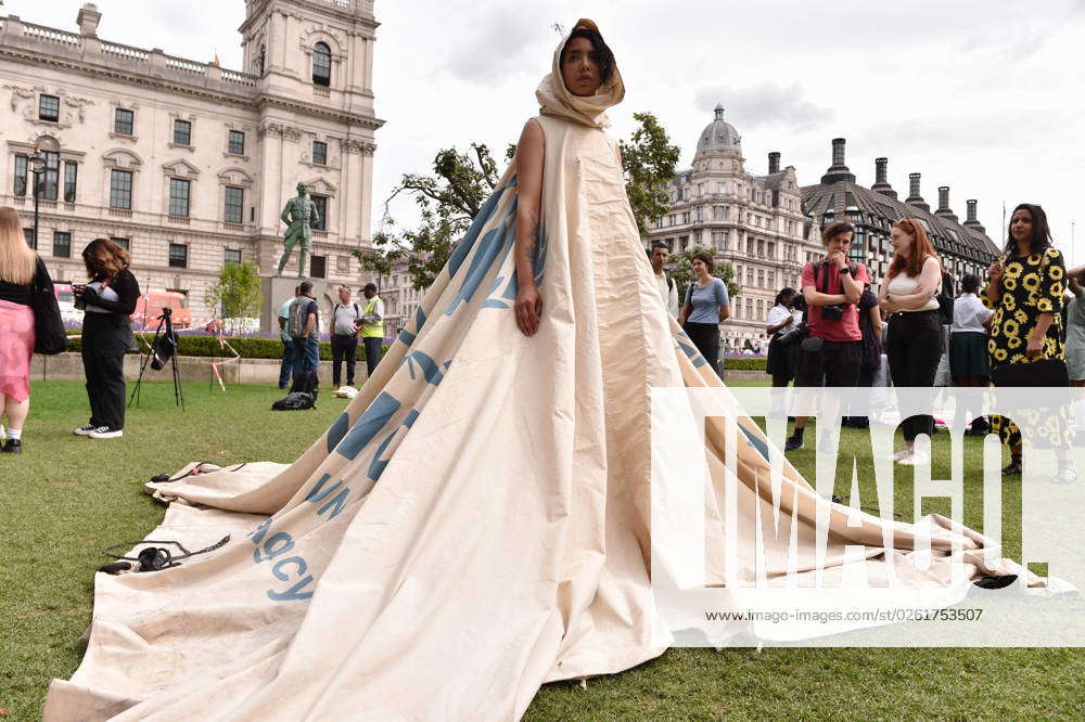 June 27, 2023, London, England, United Kingdom: The activist is wearing ...