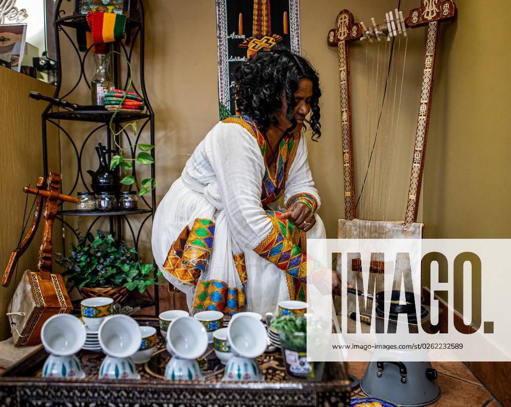 Syndication: The Courier-Journal xxx during an Ethiopian Coffee Ceremony at  Abol Cafe on Friday