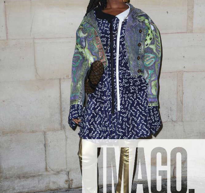 PFW - Louis Vuitton - Front Row JD Kelela attending the Louis Vuitton  Fashion Show as part of