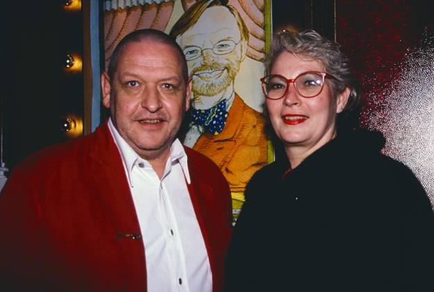 Schauspieler und Komiker Diether Krebs mit Ehefrau Bettina Freifrau von  Leoprechting, beim