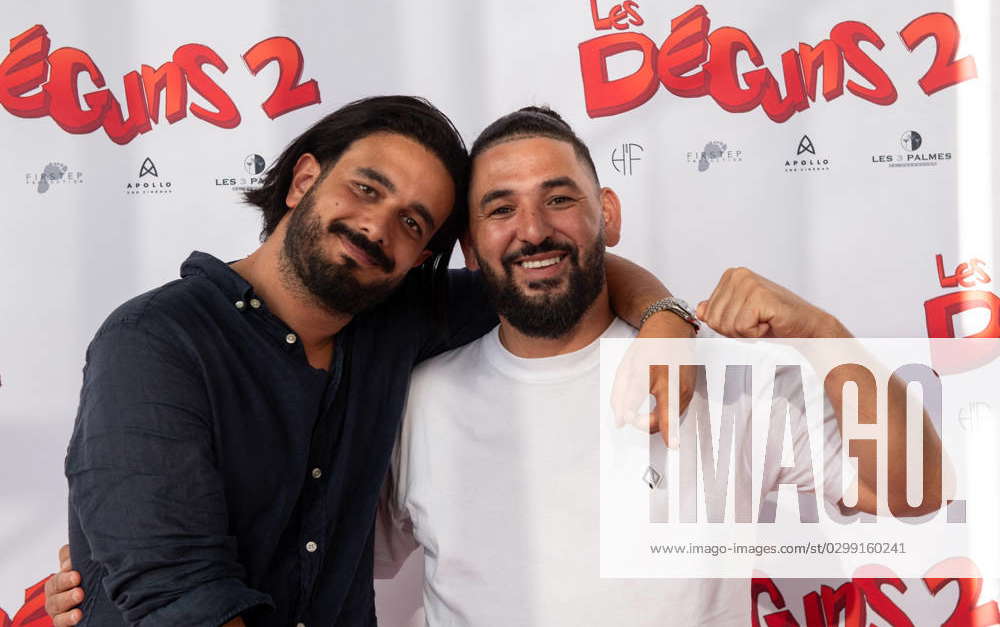 Les Deguns 2 Premiere - Marseille (L to R) Nordine Salhi and Mohamed ...