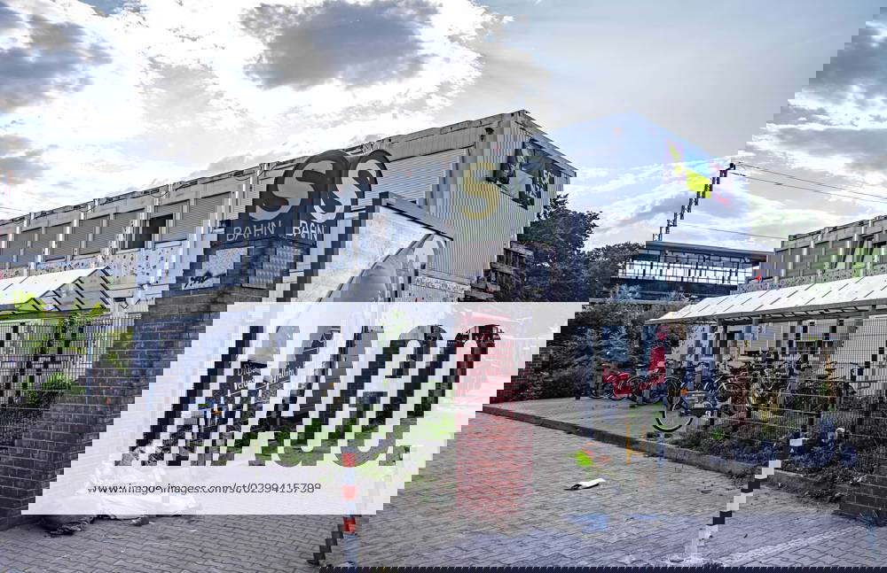 17 07 2023 , Berlin Treptow Köpenick The container village at S station ...