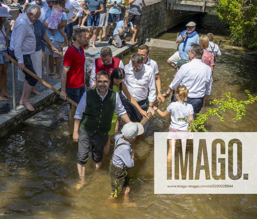 22 07 2023, Bad Wörishofen in Bavaria, GUINNESS WORLD RECORDS World record  attempt in the Kneipp