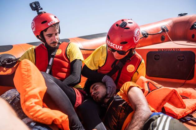 Open Arms Rescues 73 People In The Mediterranean Sea Open Arms rescues ...