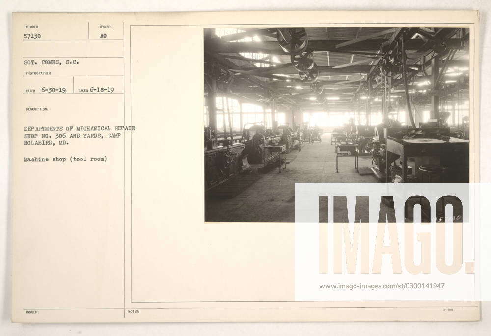 Machine Shop Numbers Interior of Machine Shop number 57130 at Departments of Mechanical ...
