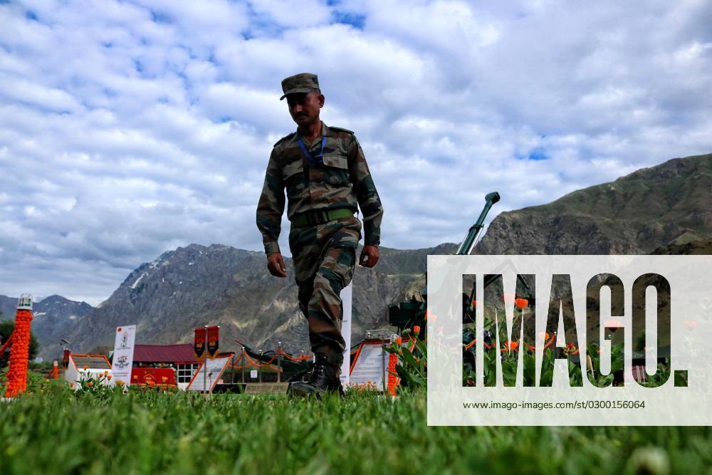 Indian Army Commemorates Vijay Diwas July 25,2023, Drass Kashmir, India ...