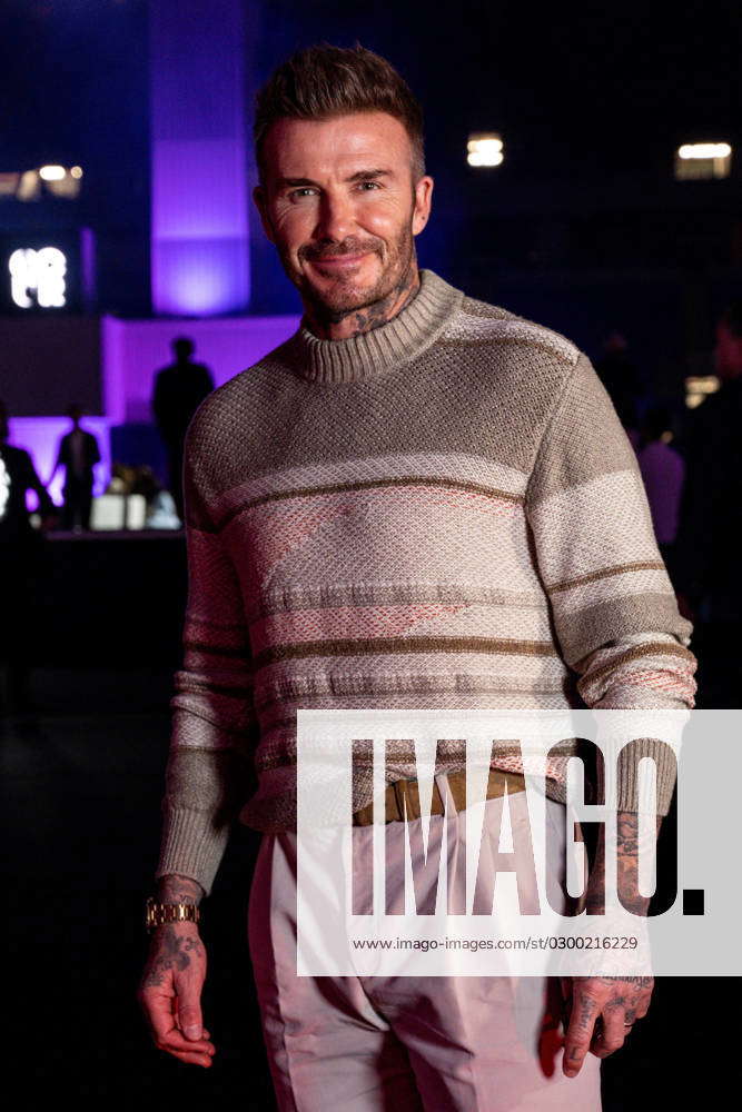 David Beckham Qatar Fashion United at 974 Stadium in Doha December