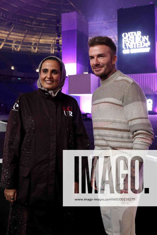 David Beckham Qatar Fashion United at 974 Stadium in Doha December