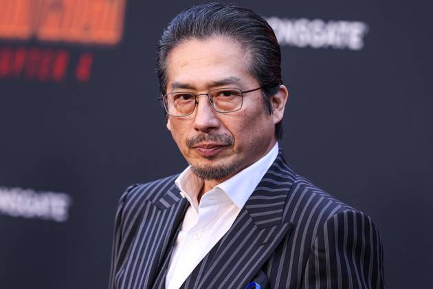 John Wick Chapter Premiere La Japanese Actor And Martial Artist Hiroyuki Sanada Arrives At The