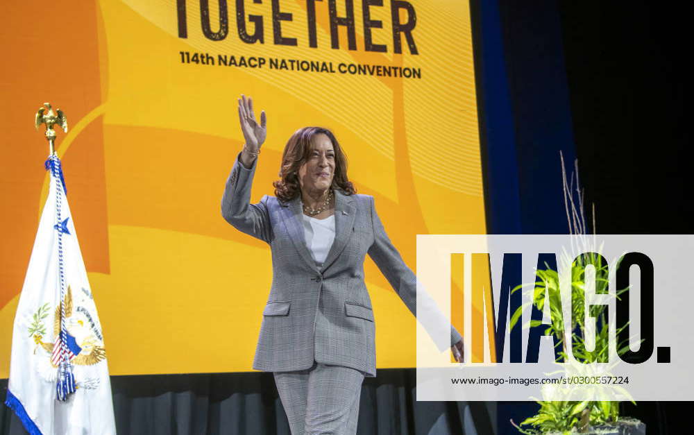 United States Vice President Kamala Harris Arrives To Deliver Remarks