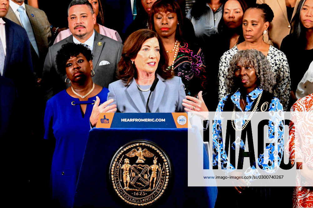 NYC Mayor Eric Adams with New York Governor, Kathy Hochul Speak on ...