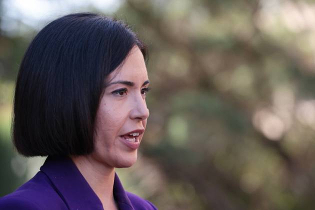 PRUE CAR PRESSER, NSW deputy premier Prue Car speaks to media during a ...