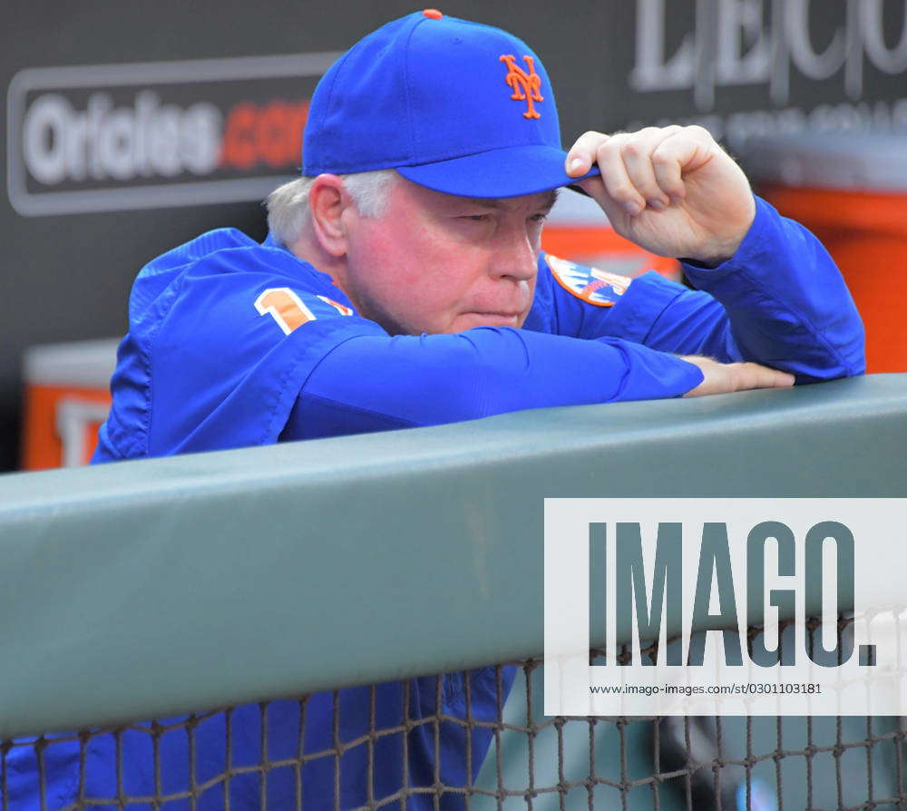 Baltimore Orioles manager Buck Showalter looks on in the dugout