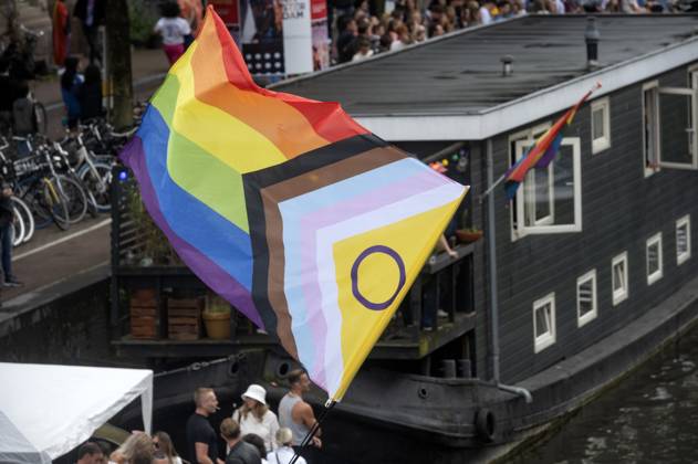 Amsterdam The Netherlands 5th August 2023. The Annual Pride canal boat ...