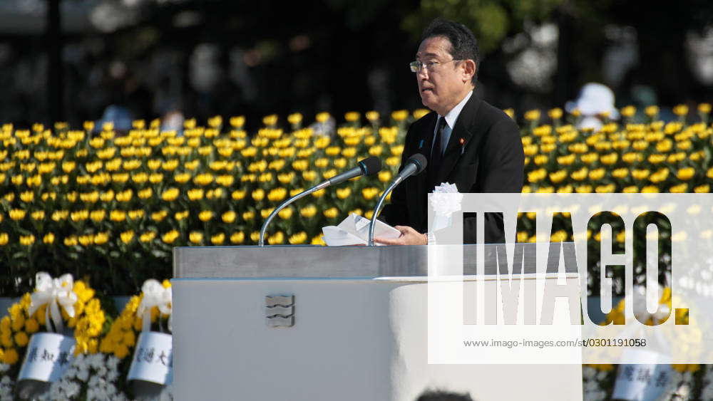 Japan S Prime Minister Fumio Kishida Delivers A Speech During A ...