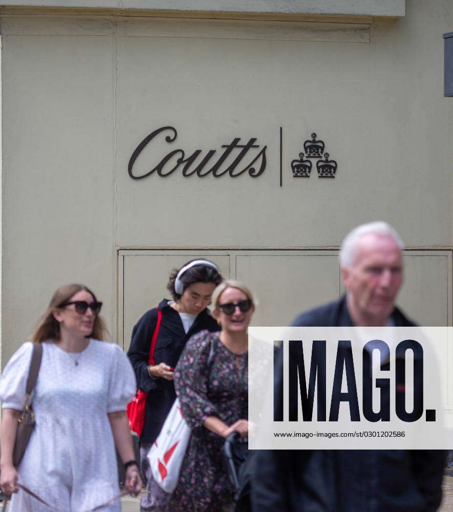 London, England, United Kingdom: Coutts office on Strand in central ...