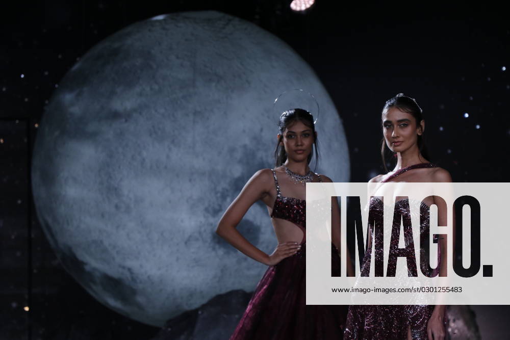 NEW DELHI, INDIA JULY 31 Models walk on the ramp for designer Dolly J at the India Couture Week
