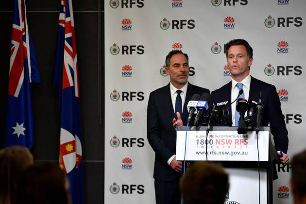Chris Banffy Rfs CHRIS MINNS EXERCISE ALINTA, NSW Minister for Emergency Services Jihad ...
