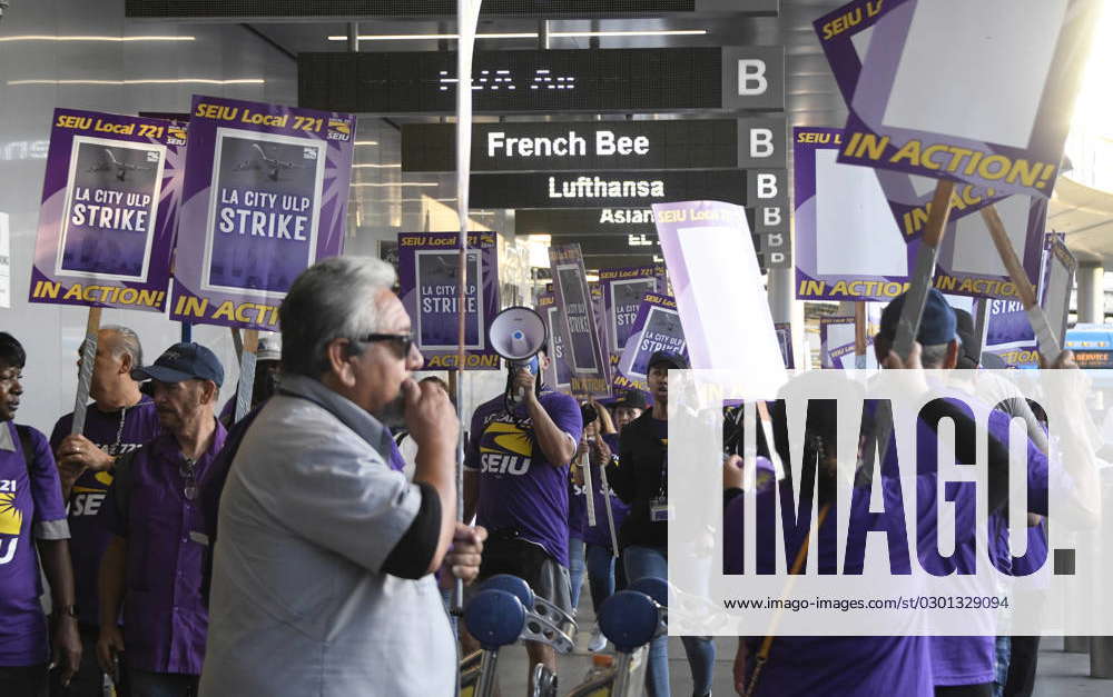 Los Angeles unions representing city employees at LAX strike at Tom