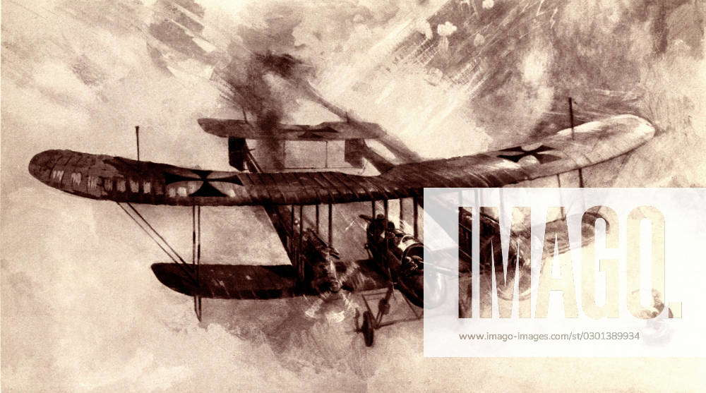 WW1 - Double-sized German biplane debut over Poelcappelle WW1 - The new ...