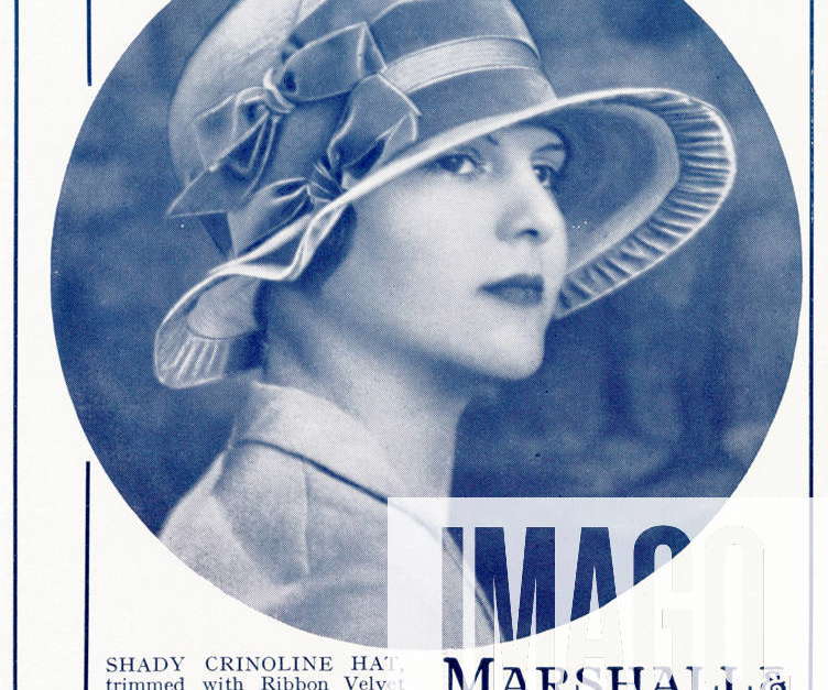 Advert for Marshall & Snelgrove women s summer hats 1927 Shady ...