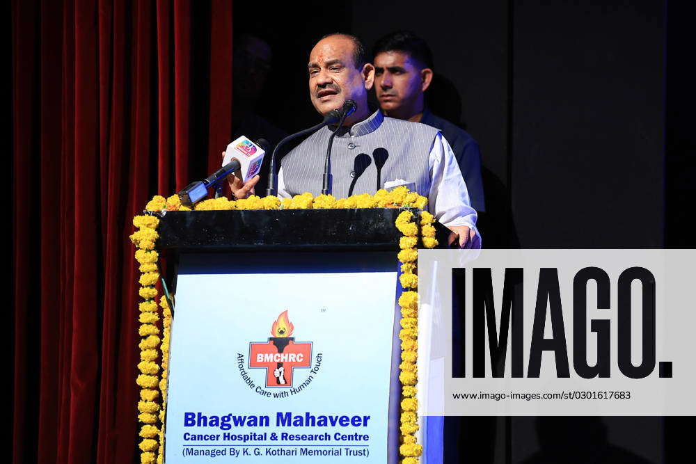 Lok Sabha Speaker Om Birla In Jaipur Lok Sabha Speaker Om Birla Addresses During The Celebration Of