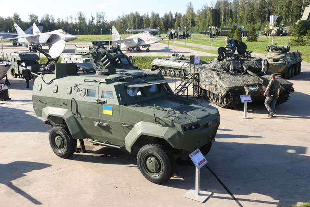 15.08.2023. Russia. Moscow oblast. Multi-purpose vehicle HMMWV M998 ...