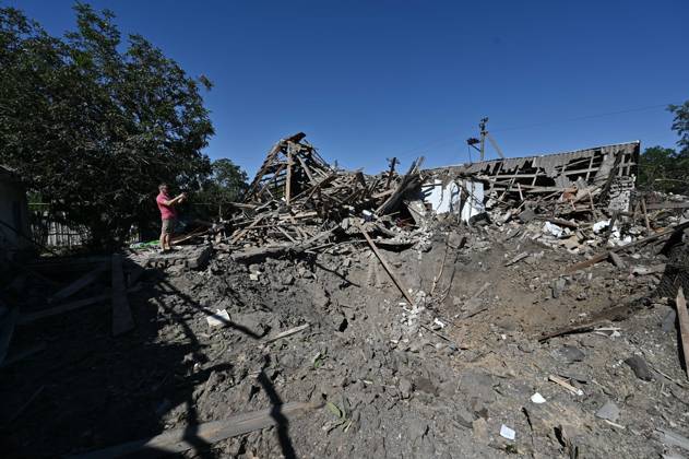 Russian Occupiers Shell Village Near Zaporizhzhia ZAPORIZHZHIA REGION ...