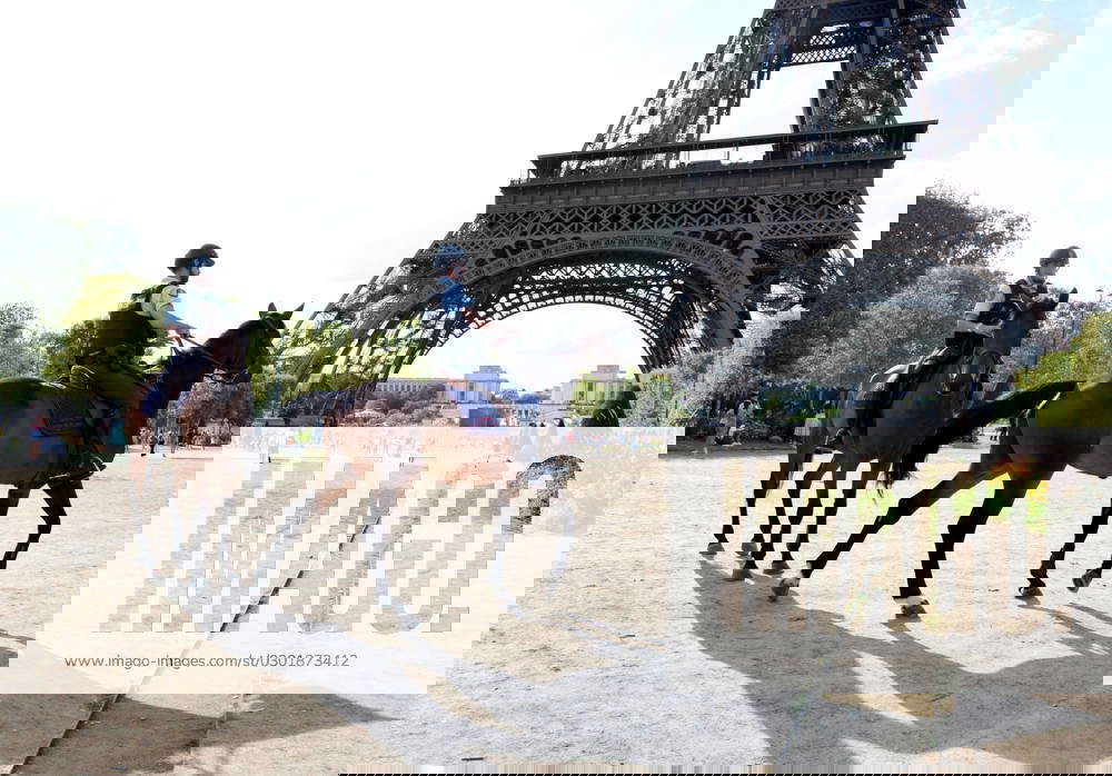 Paris 2024 Olympics Security Challenge Two Mounted Republican Guards