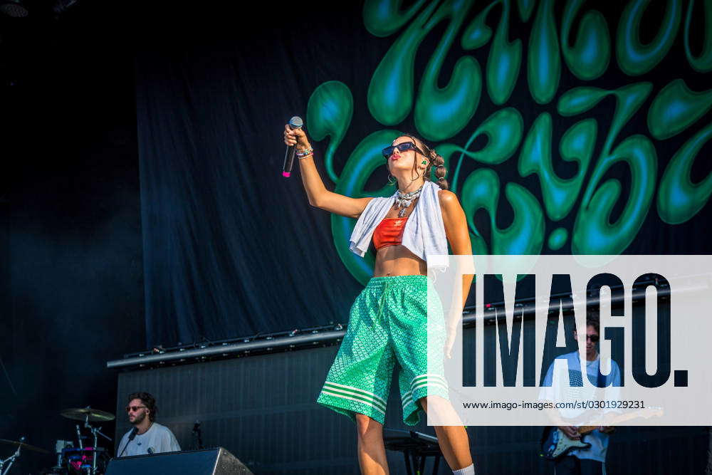 German rapper Nina Chuba Nina Katrin Kaiser on the Blue Stage of ...