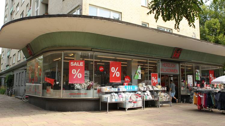 Bild Discounter Branch of the textile discounter KiK in Limburgerhof