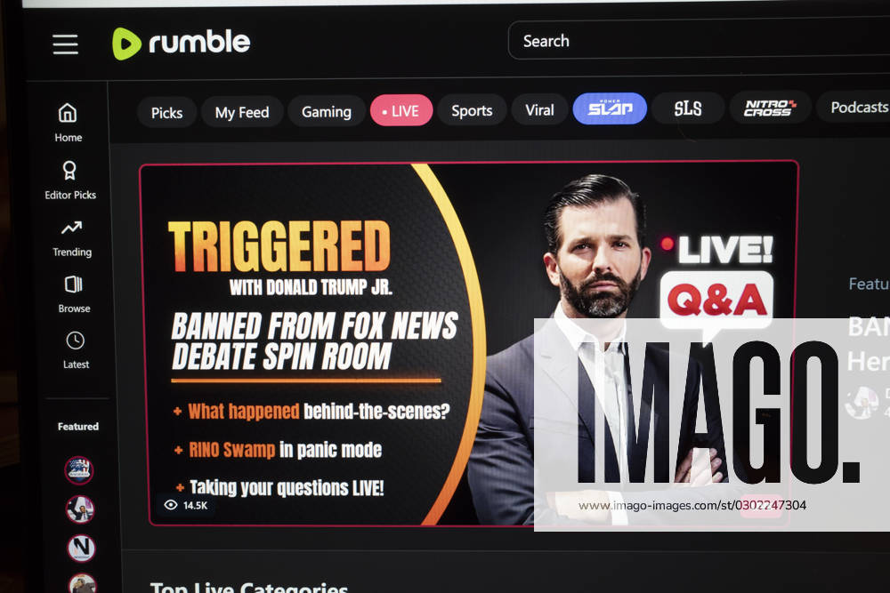 New York, New York, United States: The homepage of video streaming site ...