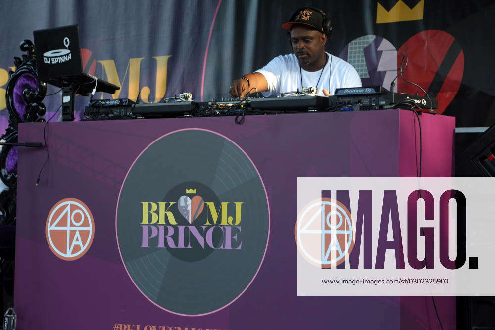 BROOKLYN, NEW YORK- AUG 26: DJ Spinna performs and attends the Spike ...