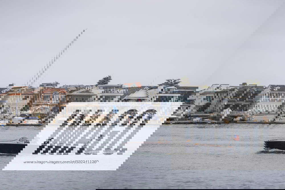 Waterfront homes in Newport Beach, CA. Newport Beach, California