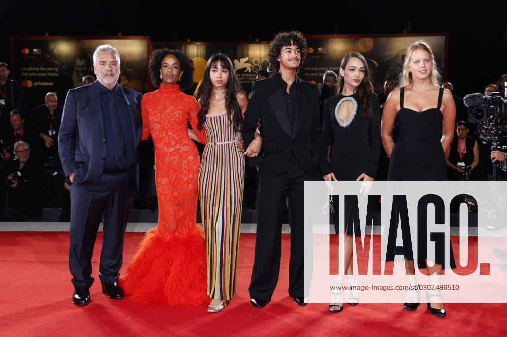 Daisy Besson Luc Besson with wife Virginie Besson Silla and his children Thalia ...