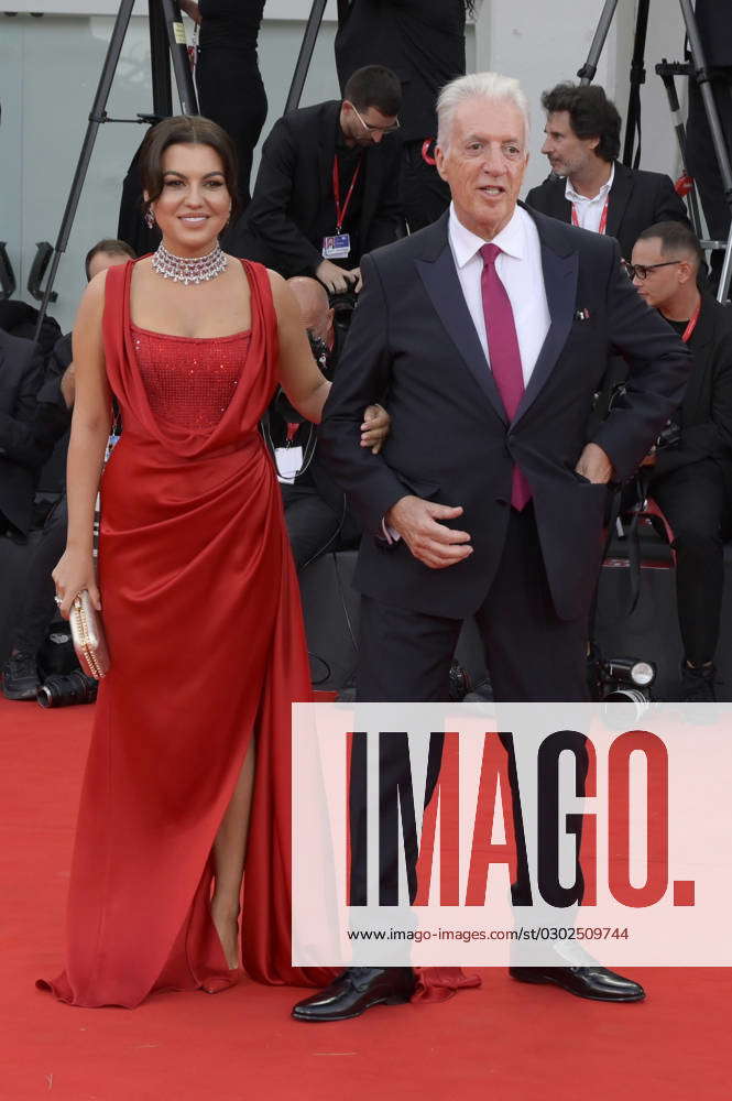 Piero Ferrari With Wife Romina Gingasu At The Premiere Of The Motion