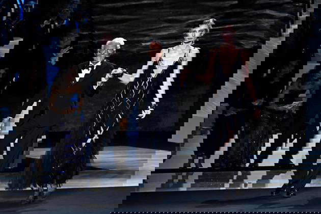 イタリア製 GIORGIO ARMANI フェイク レイヤード ワンピース イタリア製 GIORGIO ARMANI フェイク レイヤード ワンピース