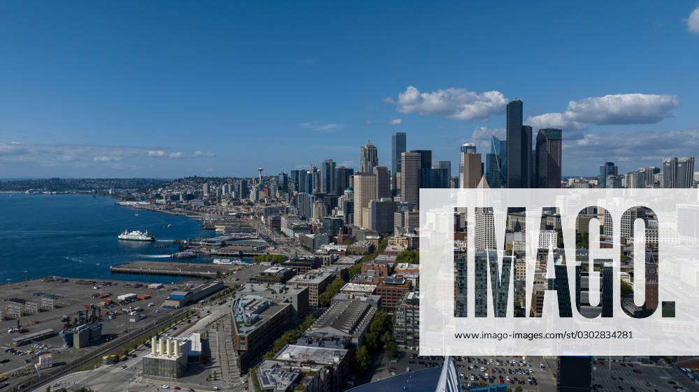 September 5, 2023, Seattle, WA, USA: Aerial View of Seattle, Washington ...