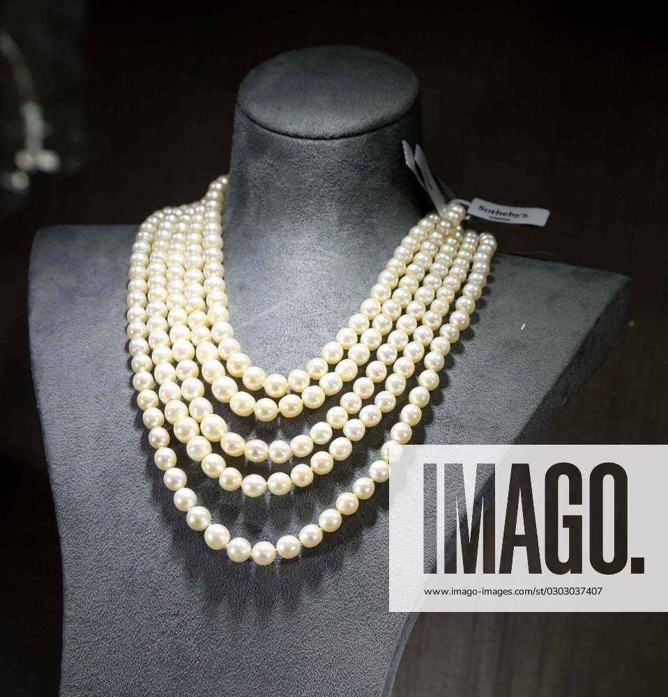 September 7, 2023, New York City, New York, USA: Natural pearl and