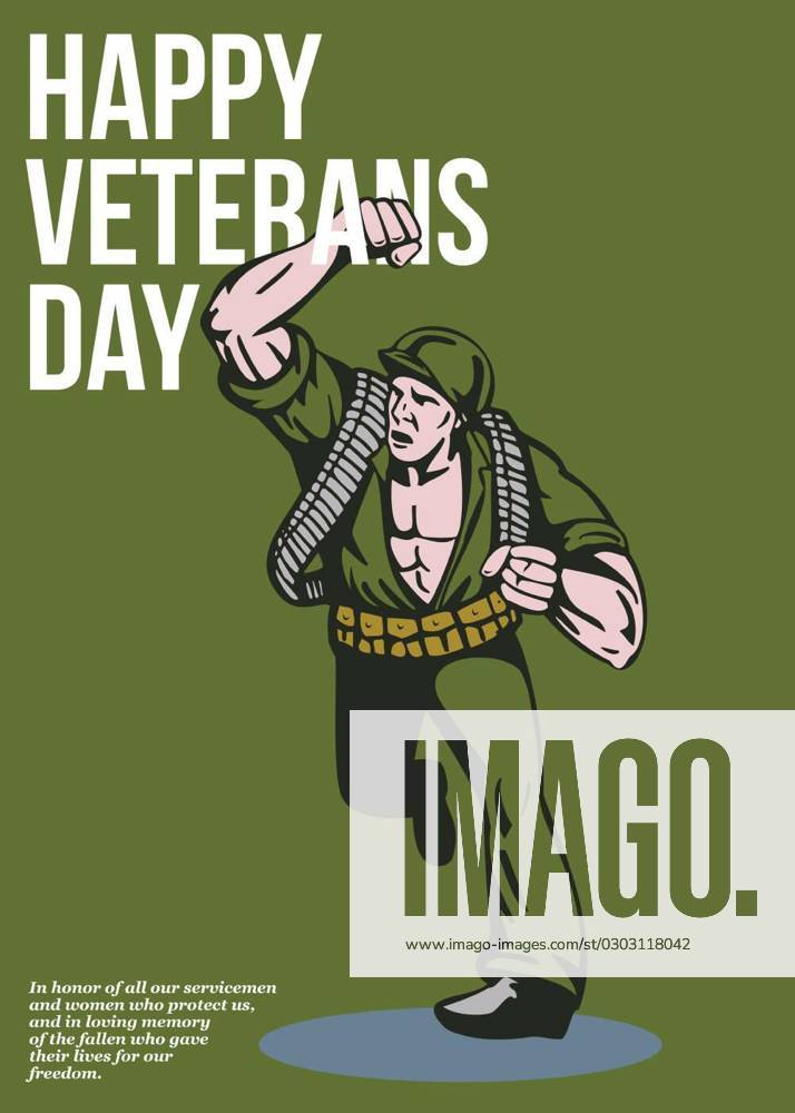 World War Two Veterans Day Soldier Card Greeting Card Poster Showing World War Two Veterans Day Soldier Card Greeting Card Poster Showing