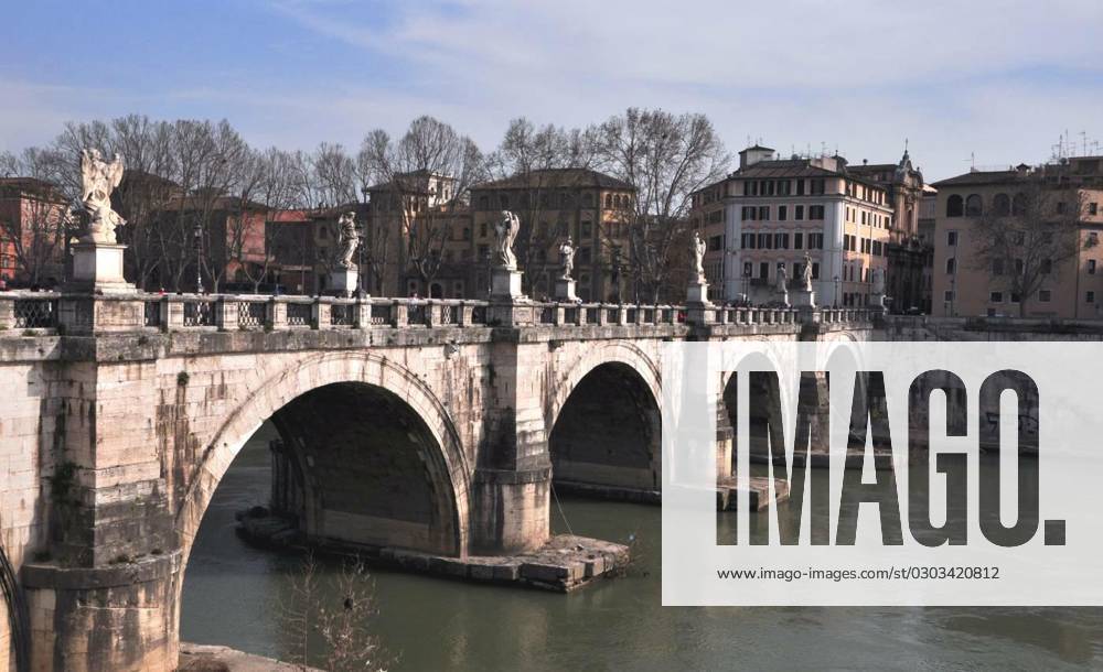 Engelsbrücke, across the Tiber, Rome, across the Tiber, Rome