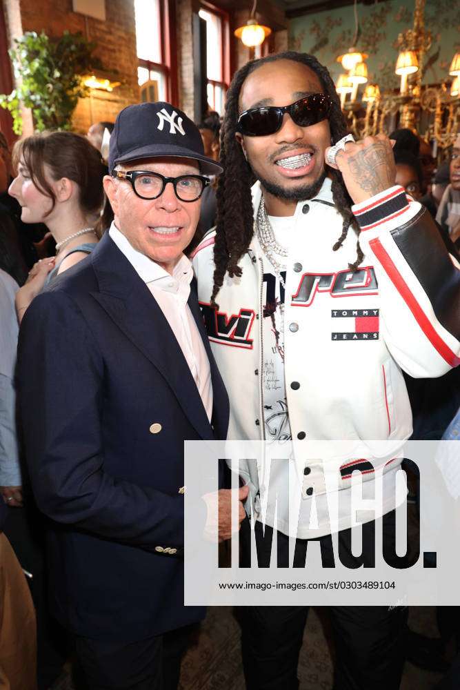 NEW YORK, NY- SEPTEMBER 10: Tommy Hilfiger and Quavo at at the Tommy  Hilfiger Brunch with