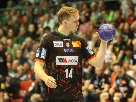 Icelandic Handball player Omar Ingi Magnusson SC Magdeburg EHF ...