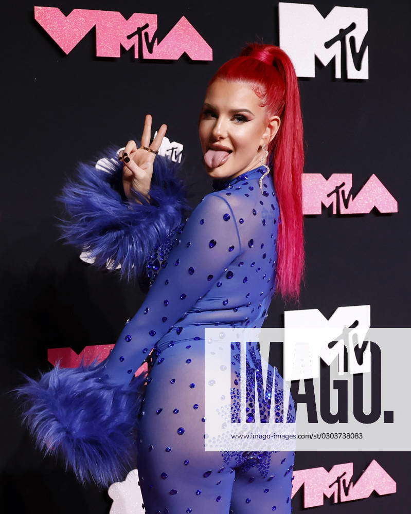 Justina Valentine arrives on the red carpet at the 2023 MTV Video Music  Awards VMA s