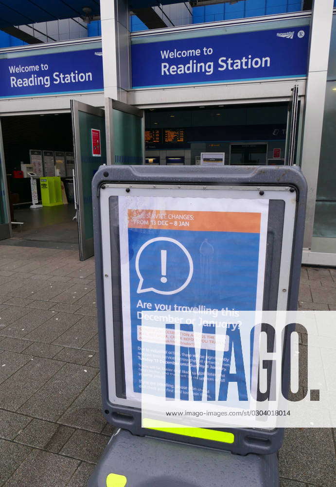 National Rail Strike General atmosphere at Reading Station which would ...