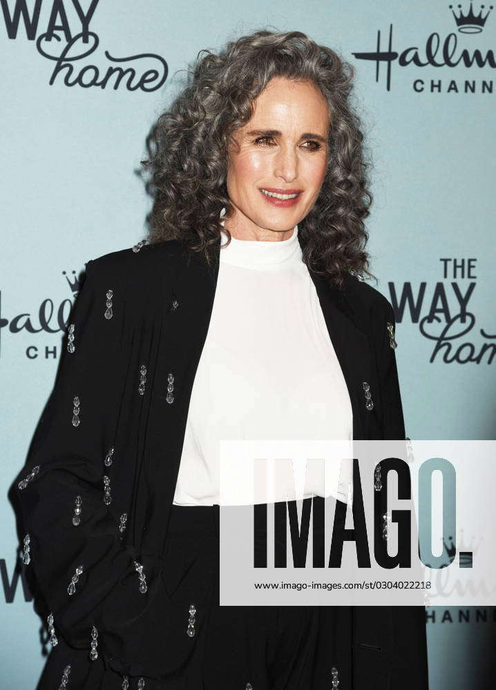 Andie MacDowell at the Hallmark Channel premiere of The Way Home on ...