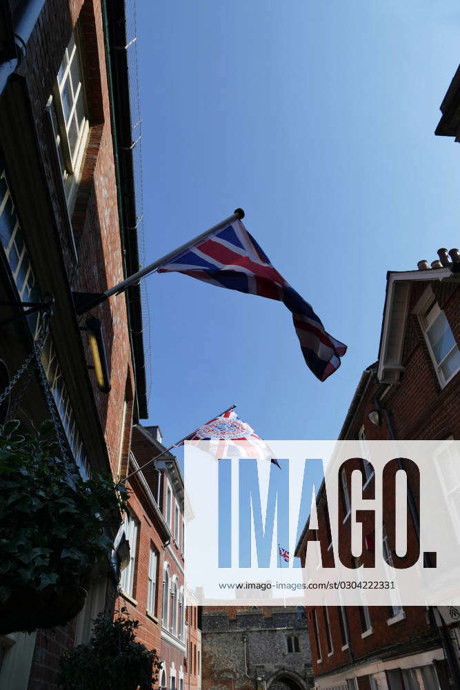 Daily life The historic streets of Winchester are still decorated with