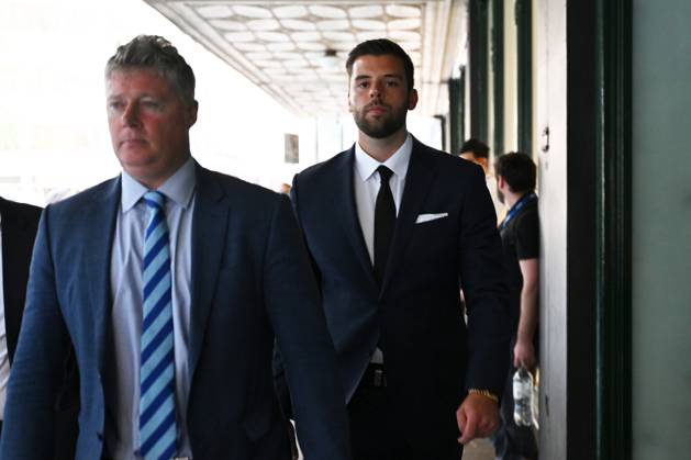 DANIEL KENEALLY COURT, Daniel Keneally (right) leaves the Downing ...