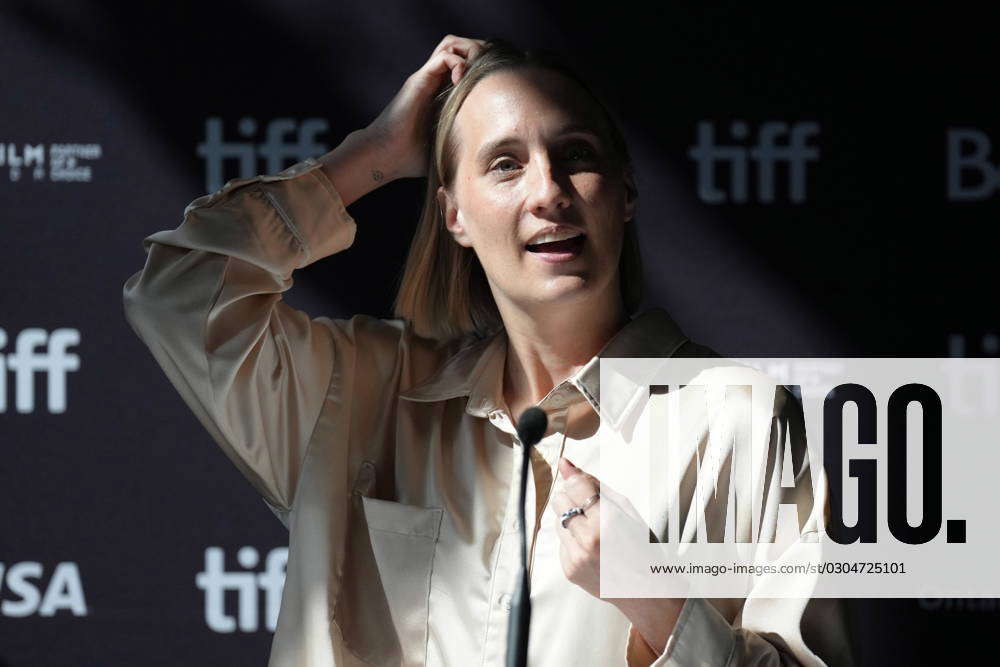 September 17, 2023, Toronto, ON, CAN: Director Sophie Dupuis speaks at ...